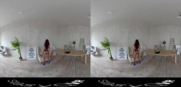  Compilation of gorgeous solo girls teasing in HD Virtual Reality video